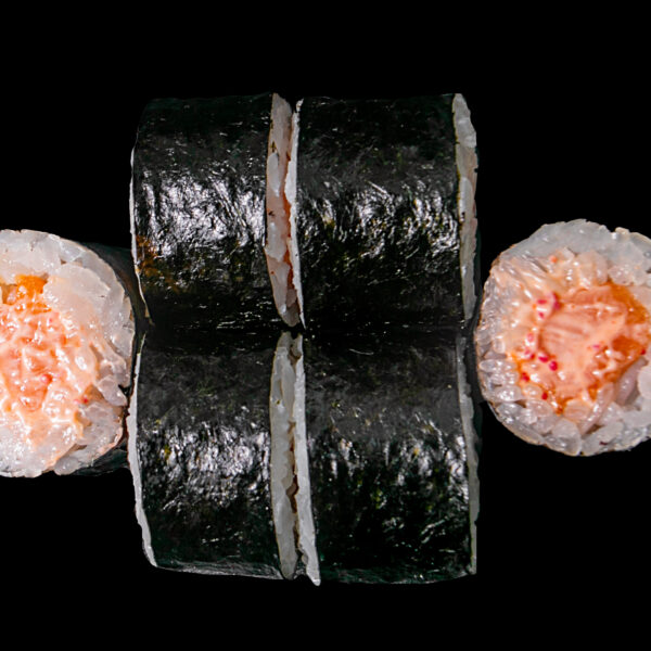 Ролл с копченным лососем спайси   160гр